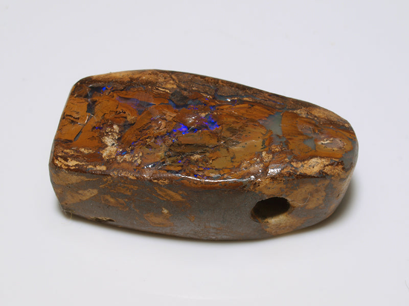 Boulder Opal Australien, Gebohrt für Opal Anhänger