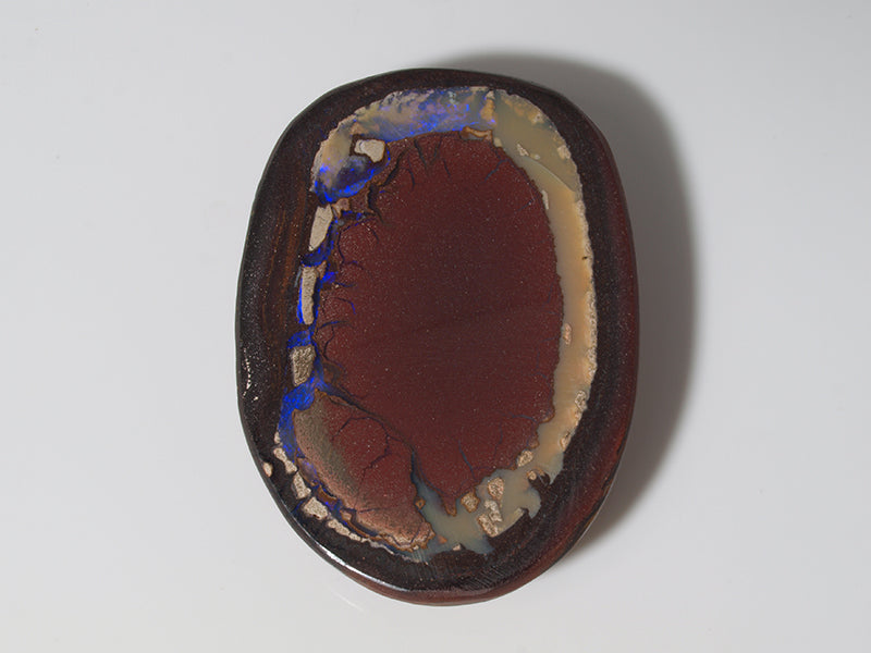 Boulder Opal Australien, Gebohrt für Opal Anhänger
