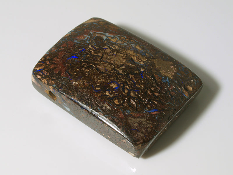 Boulder Opal Australien, Gebohrt für Opal Anhänger