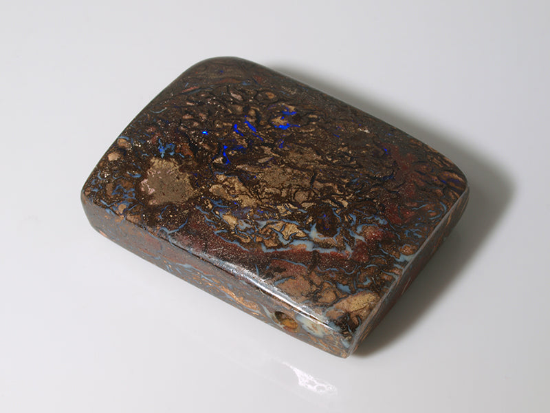 Boulder Opal Australien, Gebohrt für Opal Anhänger