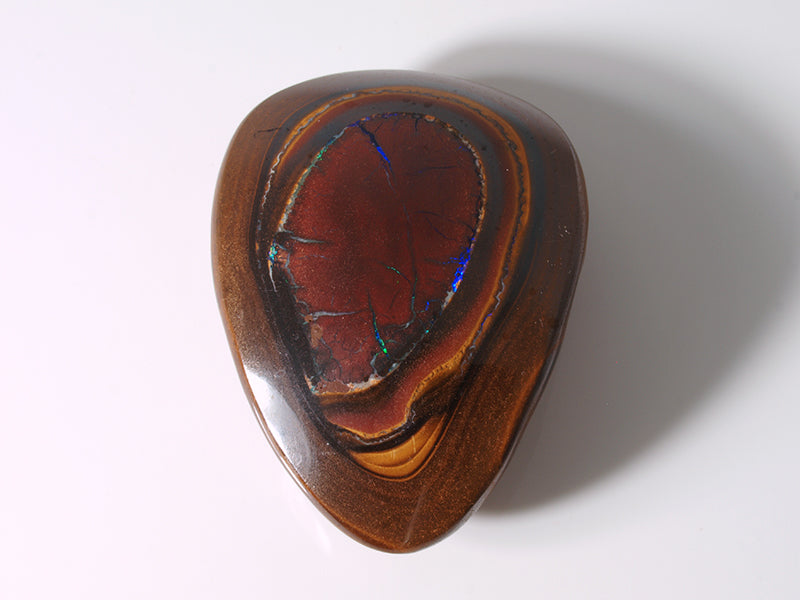 Boulder Opal Australien, Gebohrt für Opal Anhänger
