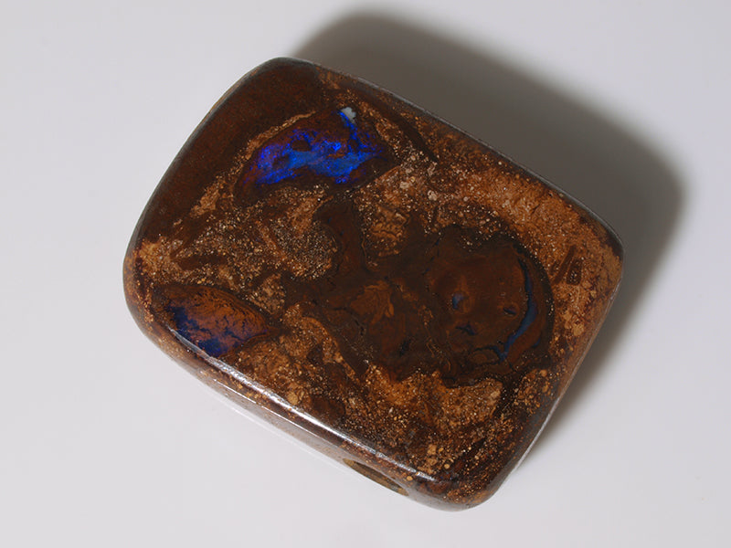 Boulder Opal Australien, Gebohrt für Opal Anhänger