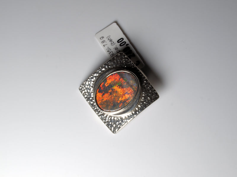 Opal Australien Anhänger Silber
