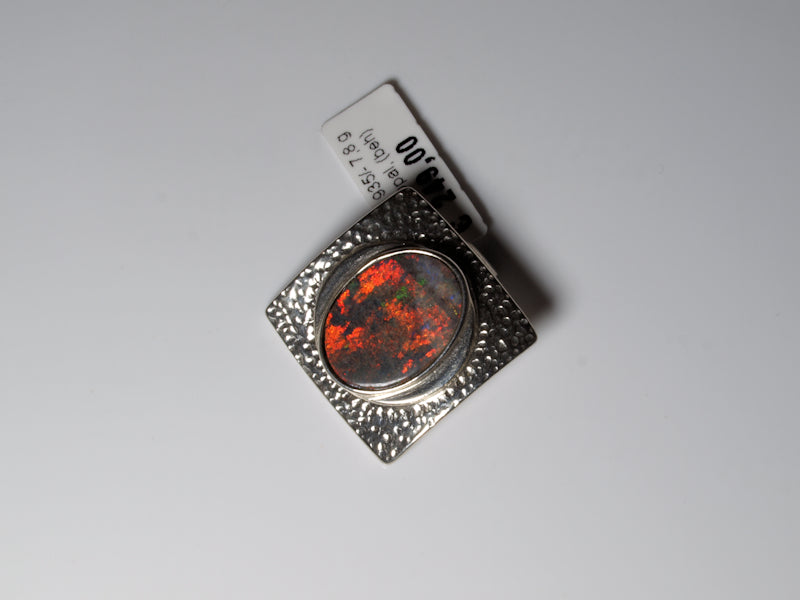 Opal Australien Anhänger Silber