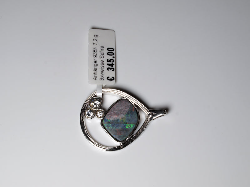 Opal Australien Anhänger Silber