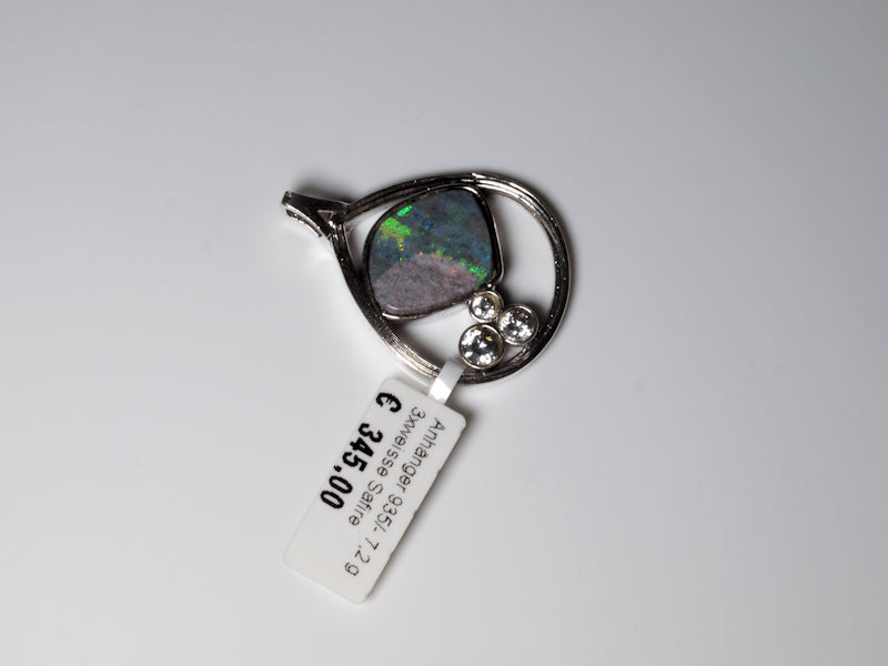 Opal Australien Anhänger Silber