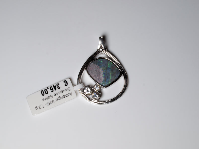Opal Australien Anhänger Silber