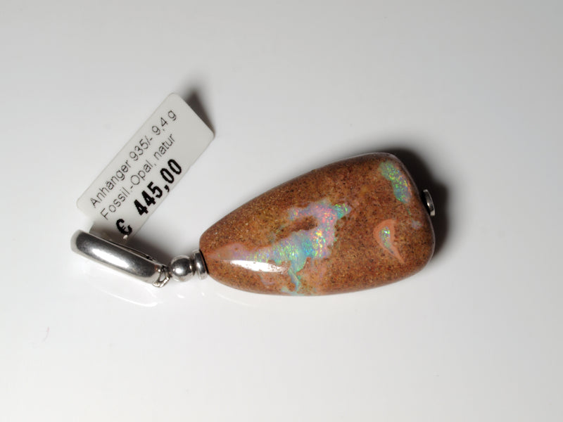 Opalschmuck, Anhänger Silber Boulder Opal Australien