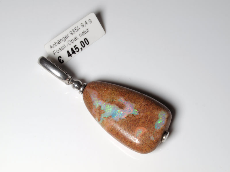 Opalschmuck, Anhänger Silber Boulder Opal Australien