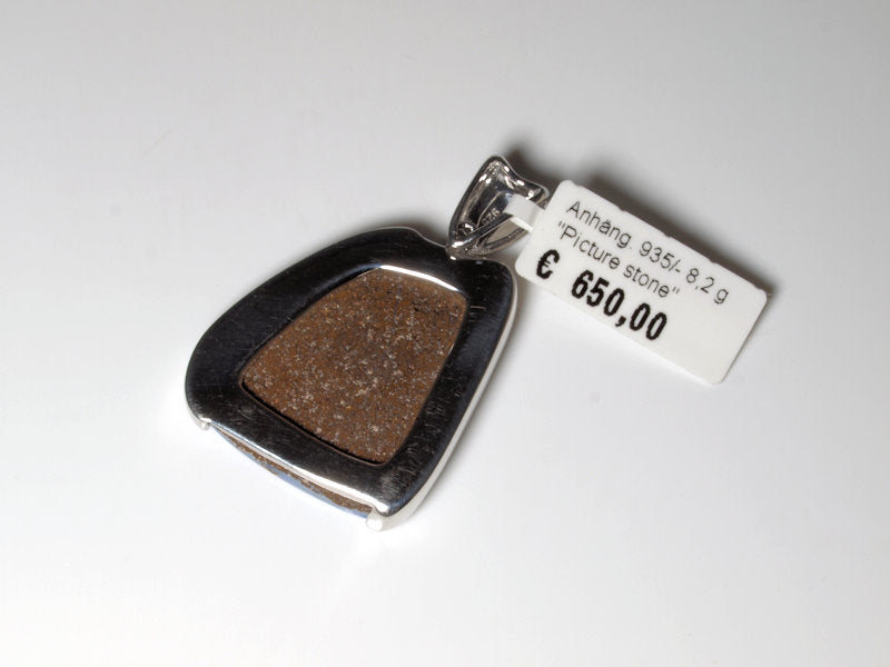 Opalschmuck, Anhänger Silber Boulder Opal Australien