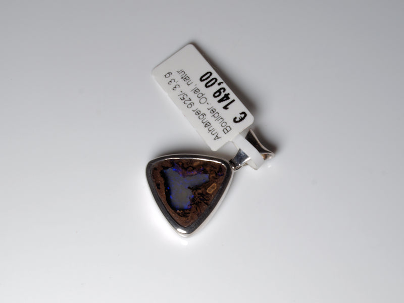 Opalschmuck, Anhänger Silber Boulder Opal Australien