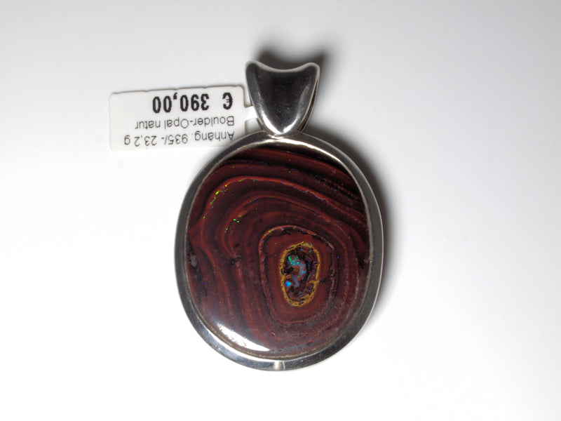 Opalschmuck Anhaenger Silber Opal Australien