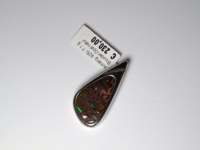 Opalschmuck Anhaenger Silber Opal Australien