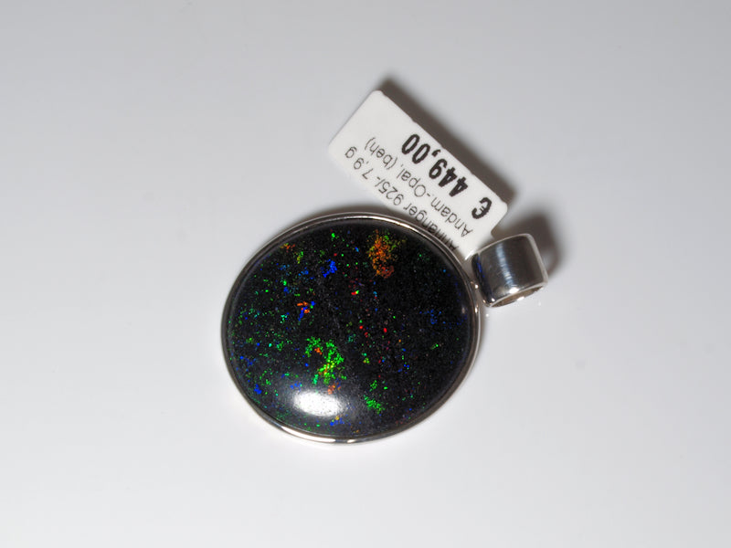 Opalschmuck Anhaenger Silber Opal Australien