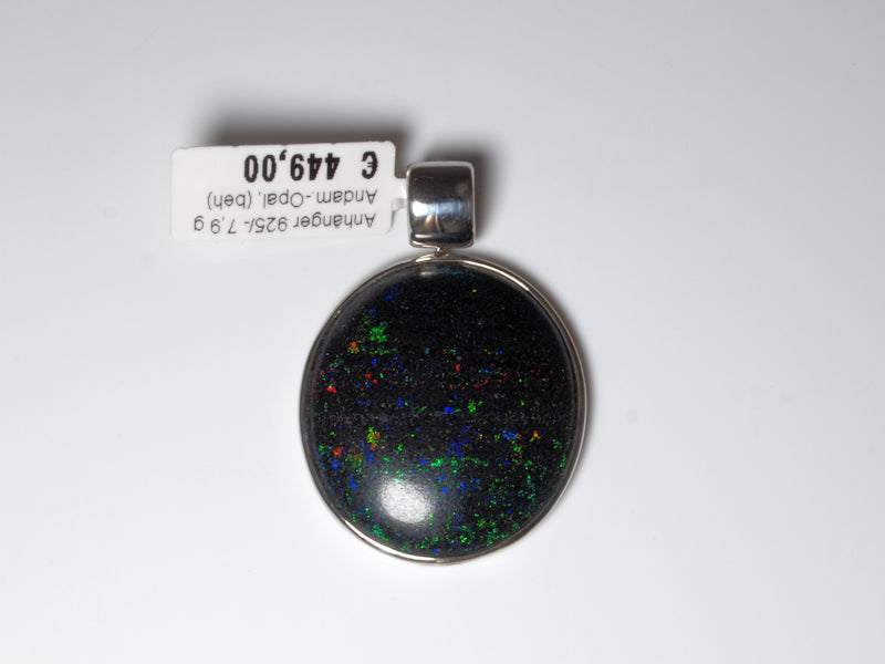 Opalschmuck Anhaenger Silber Opal Australien