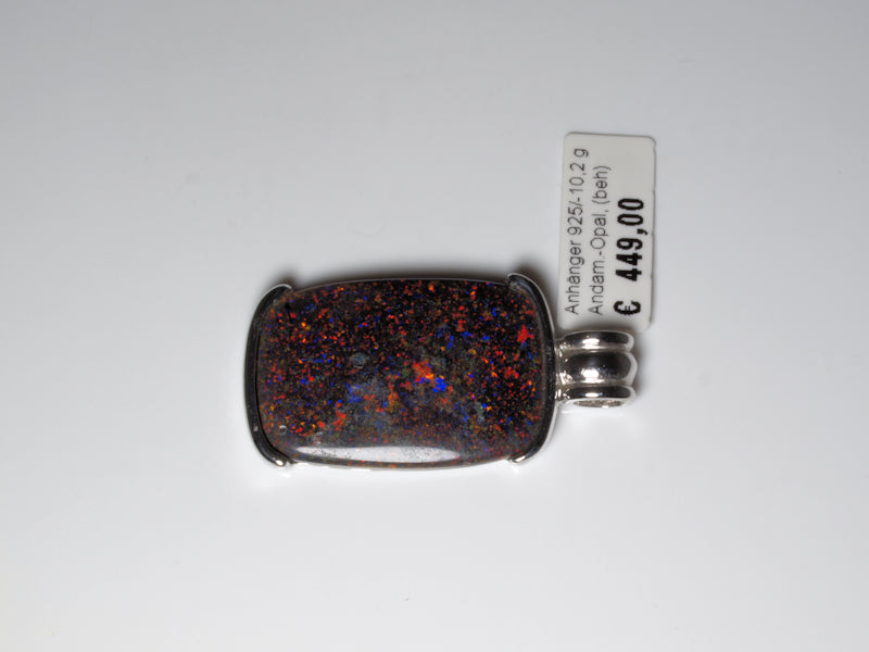 Opalschmuck Anhaenger Silber Opal Australien
