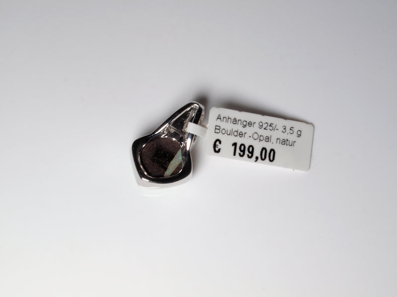 Opalschmuck Anhaenger Silber Opal Australien