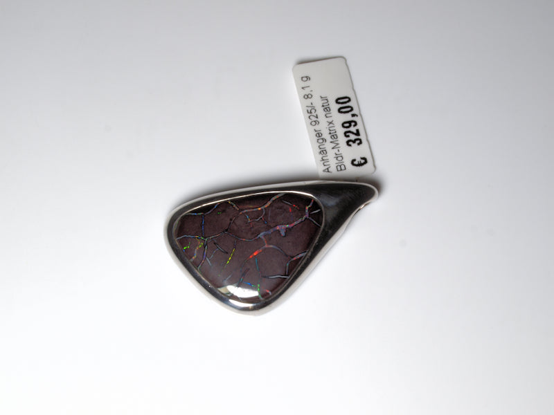 Opalschmuck Anhaenger Silber Opal Australien