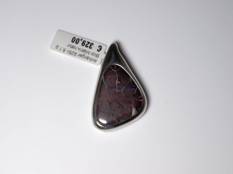 Opalschmuck Anhaenger Silber Opal Australien