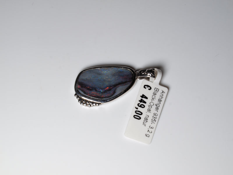 Opalschmuck Anhaenger Silber Opal Australien