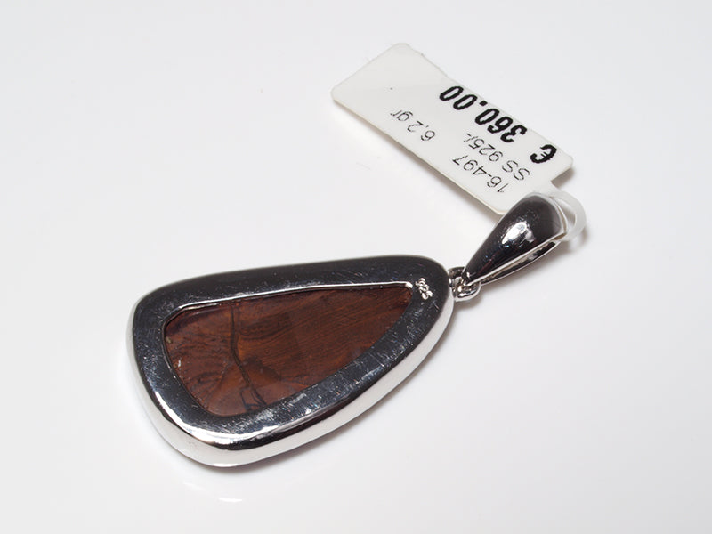 Opalschmuck - Silberschmuck, Anhänger mit Boulder-Opal