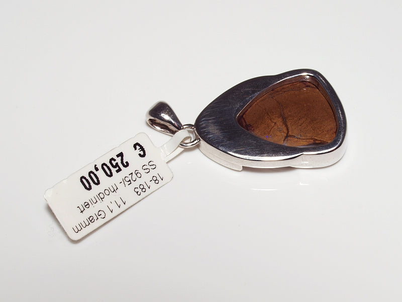 Opalschmuck - Silberschmuck, Anhänger mit Boulder-Opal