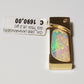 Opalschmuck aus Gold, Anhänger mit Boulder-Opal aus Australien