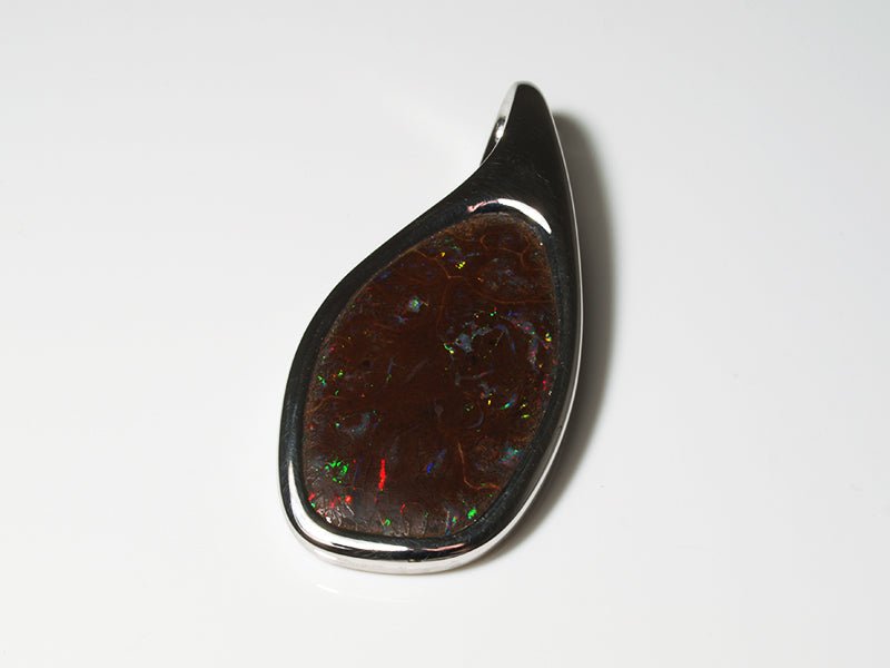 Opal Anhänger Silber mit Opal aus Australien