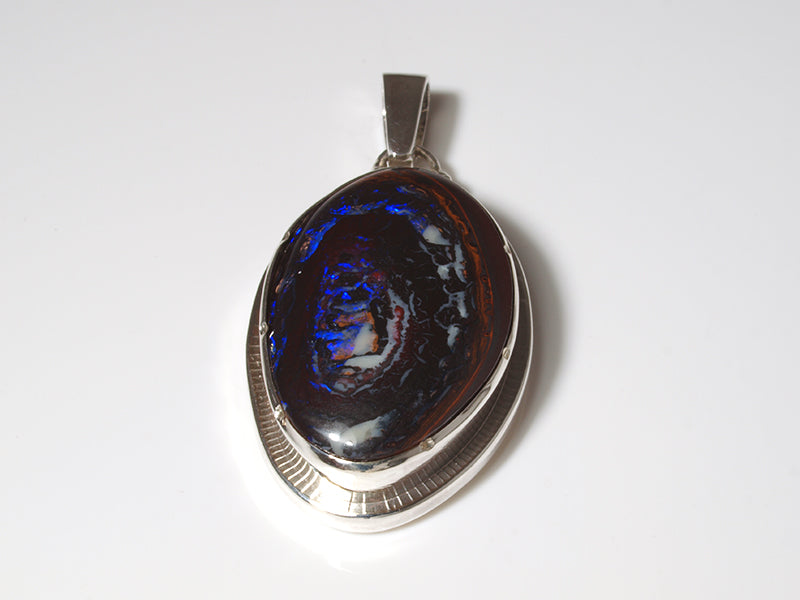 Opal Anhänger Silber mit Opal aus Australien