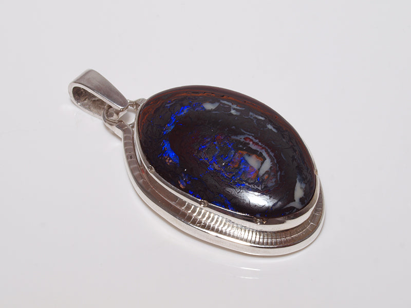 Opal Anhänger Silber mit Opal aus Australien