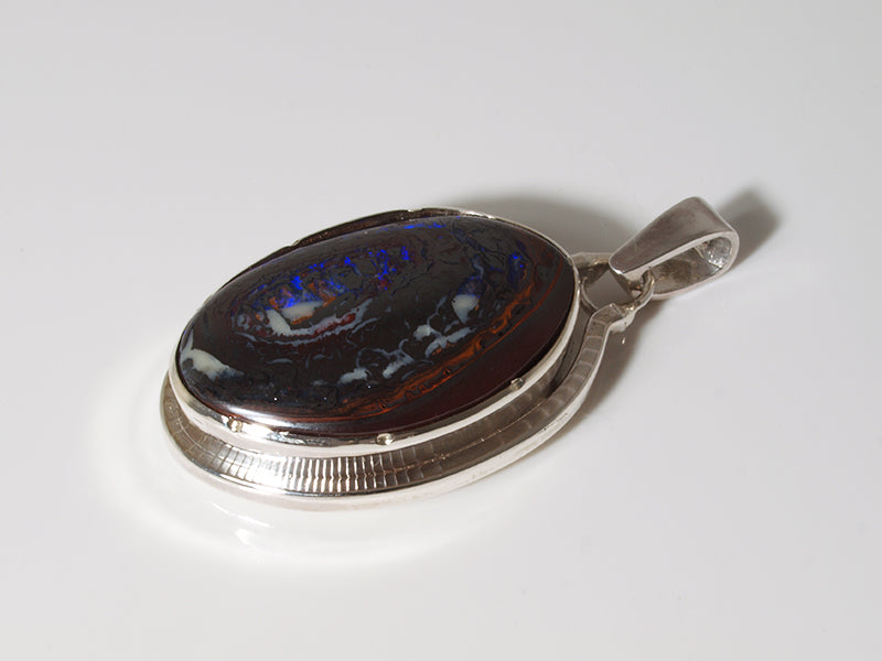 Opal Anhänger Silber mit Opal aus Australien