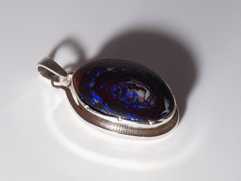 Opal Anhänger Silber mit Opal aus Australien