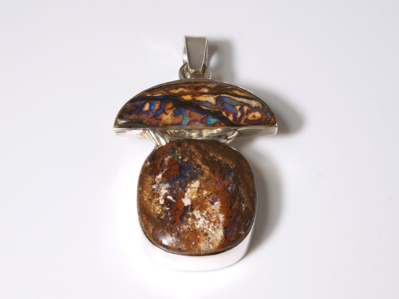 Opal Anhänger Silber mit Opal aus Australien