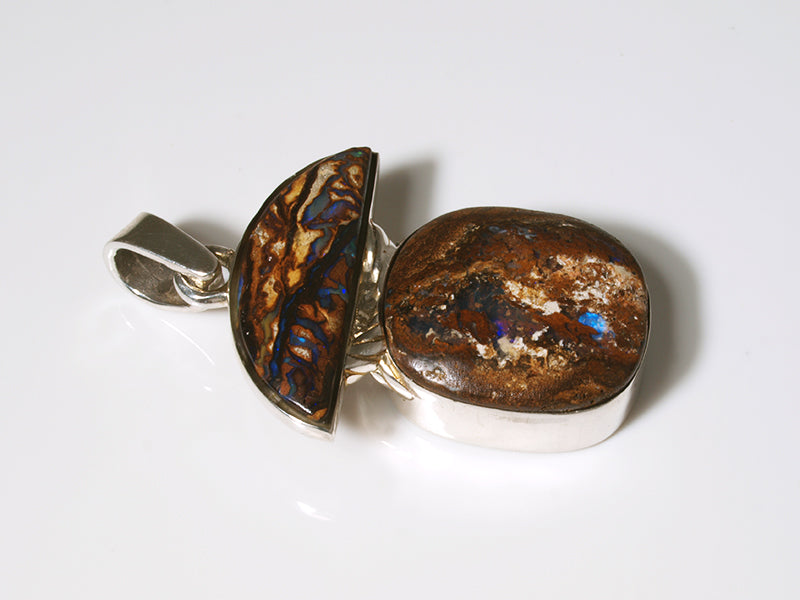 Opal Anhänger Silber mit Opal aus Australien
