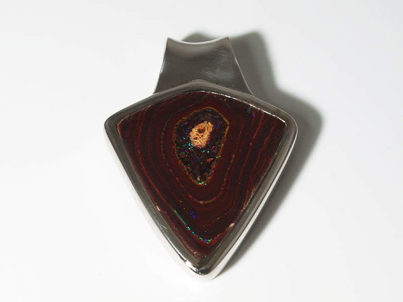 Opal Anhänger Silber, Opal Australien