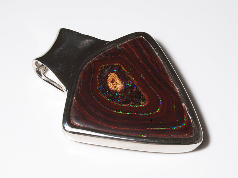 Opal Anhänger Silber, Opal Australien
