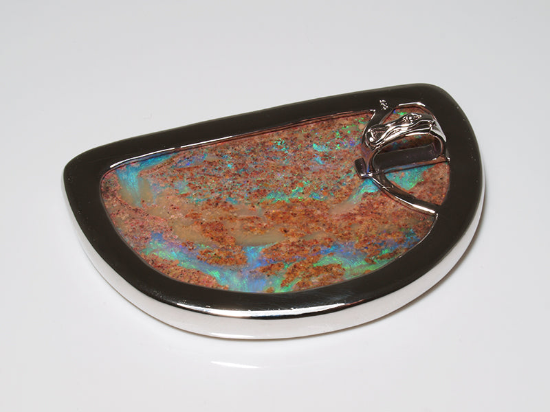Opalschmuck - Anhänger mit Boulder-Matrix-Opal