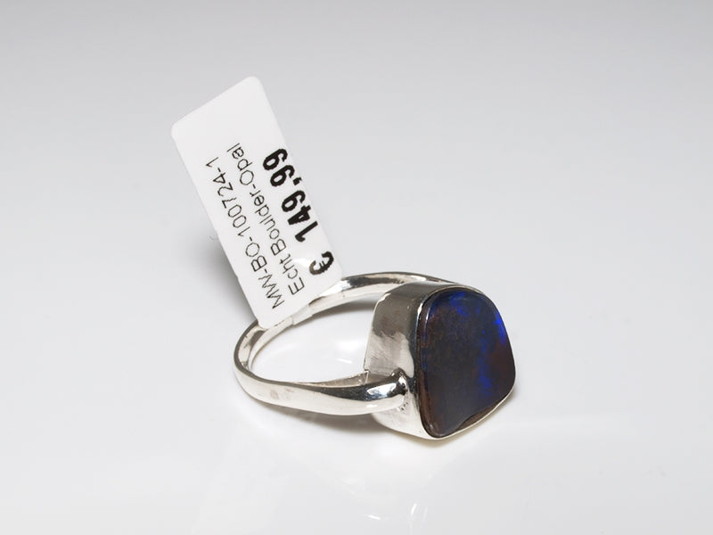 Opal Ring Silber, Boulderopal Australien
