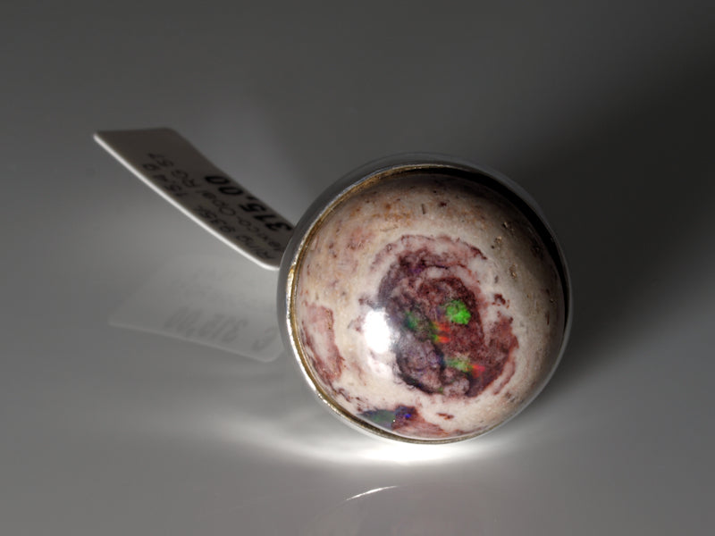 Ring aus Silber mit Opal aus Mexiko