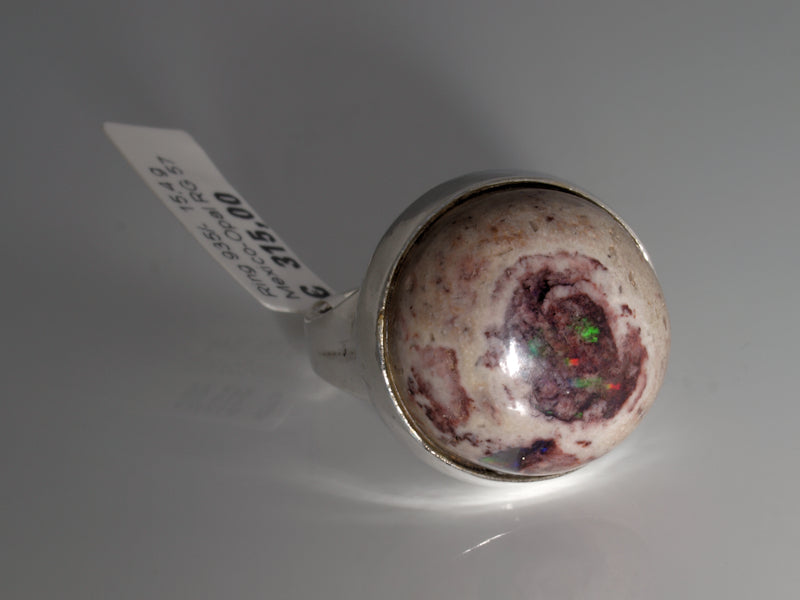 Ring aus Silber mit Opal aus Mexiko