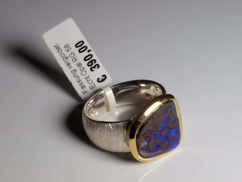 Opalschmuck Ring Silber Opal Australien