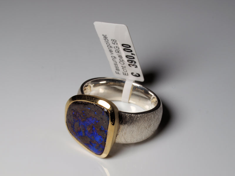 Opalschmuck Ring Silber Opal Australien