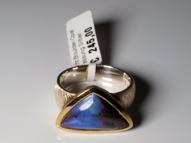 Opalschmuck Ring Silber Opal Australien