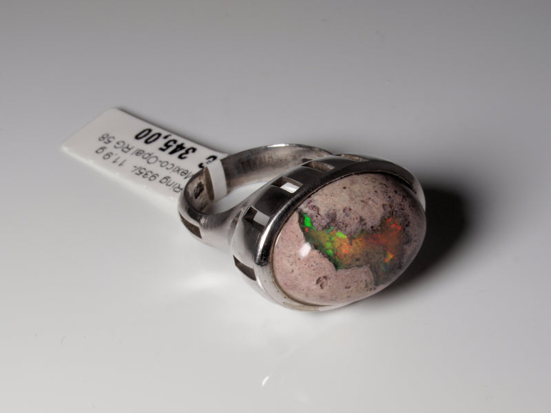 Opalschmuck Ring Silber Opal Mexiko