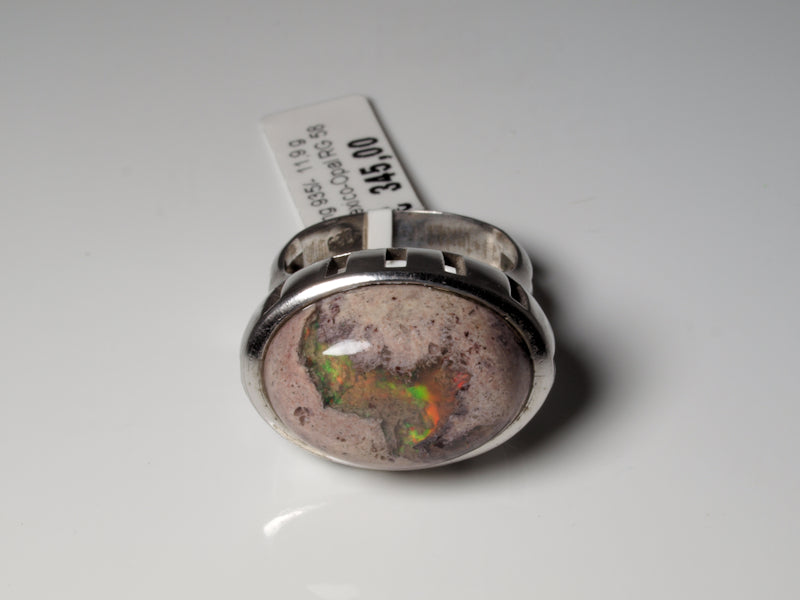 Opalschmuck Ring Silber Opal Mexiko