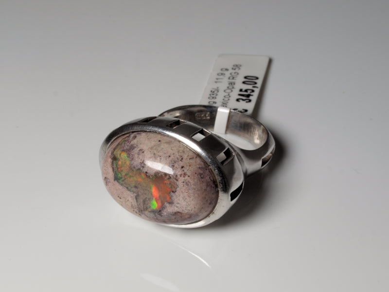 Opalschmuck Ring Silber Opal Mexiko