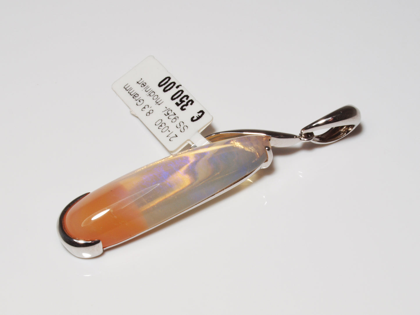 Opalschmuck - Anhänger aus Silber mit Kristallopal