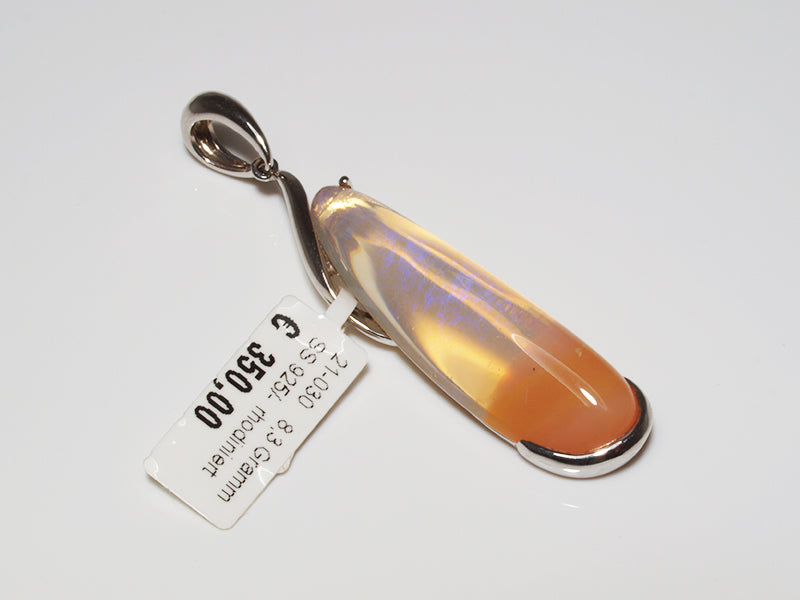 Opalschmuck - Anhänger aus Silber mit Kristallopal