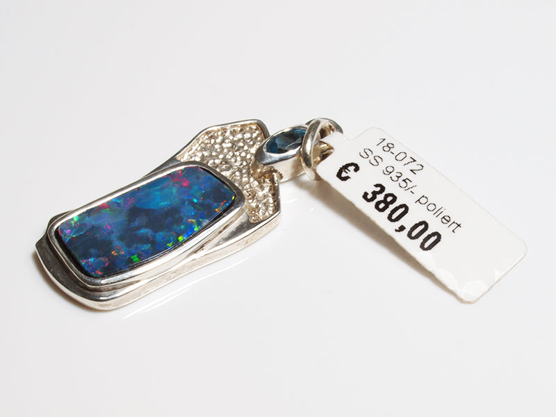 Opalschmuck - Anhänger aus Silber mit Opal aus Australien