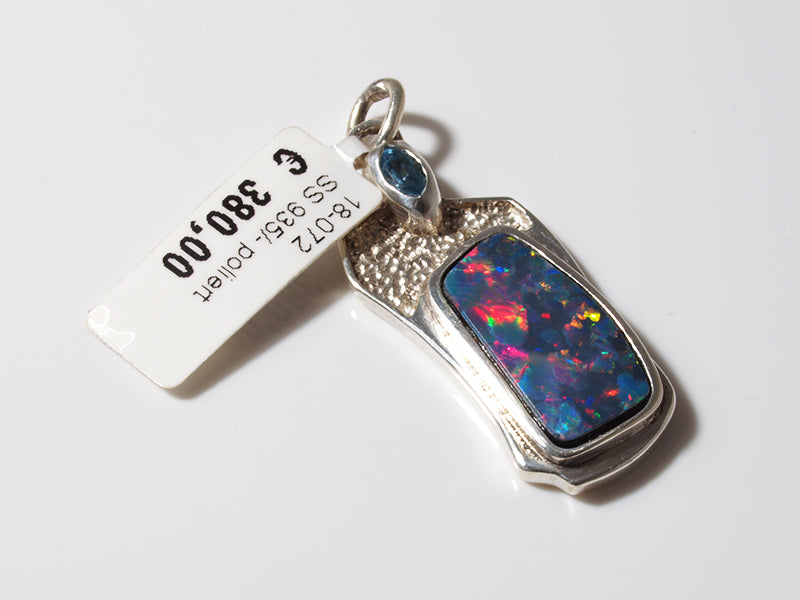Opalschmuck - Anhänger aus Silber mit Opal aus Australien